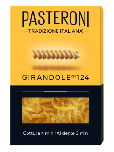 Макароны спирали Pasteroni Girandole №124 высший сорт, 400г