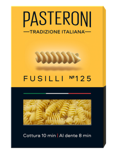 Макароны спирали Pasteroni Fusilli №125 высший сорт, 400г