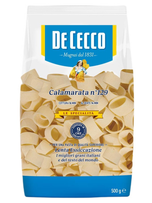 Макароны De Cecco Каламарата №129, 500г