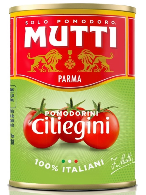 Томаты черри Mutti в томатном соке, 400г