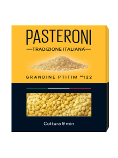Макароны птитим Pasteroni Grandine Ptitim №122 высший сорт, 400г