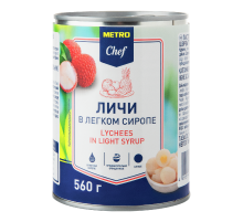 METRO Chef Личи в легком сиропе, 560г