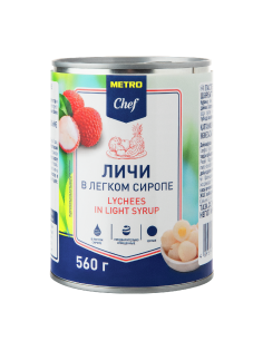 METRO Chef Личи в легком сиропе, 560г