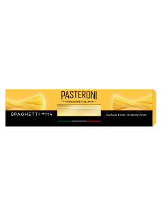 Макароны спагетти Pasteroni Spaghetti №114 высший сорт, 450г