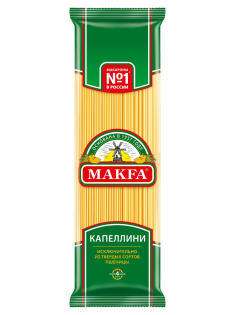 Макароны спагетти Makfa Капеллини №11 высший сорт, 450г