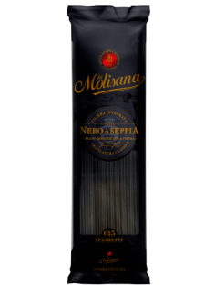 Макароны спагетти La Molisana Nero Di Seppia №615 с чернилами каракатицы высший сорт, 500г