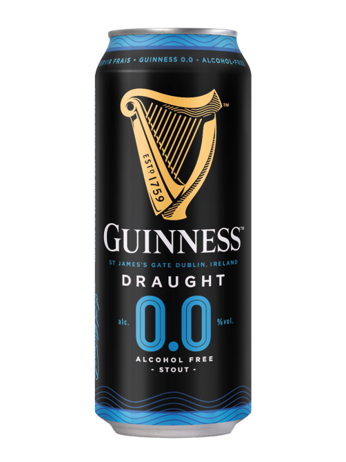 Пивной напиток Guinness Draught безалкогольное, 0.44л x 24 шт