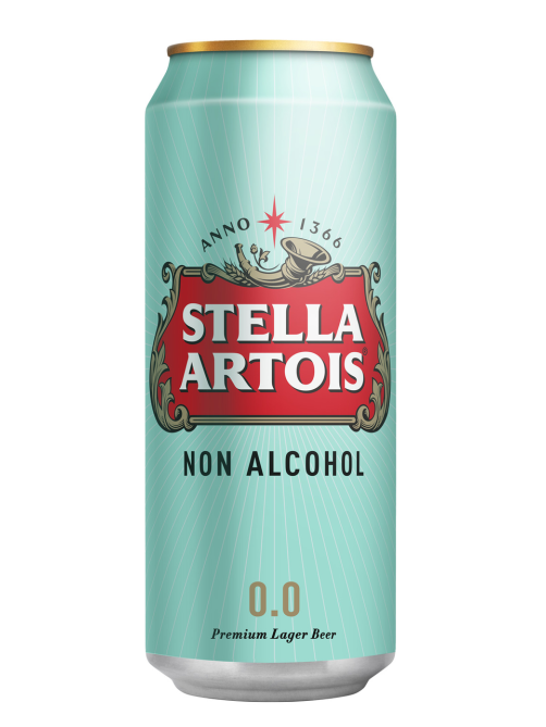 Пиво Stella Artois светлое безалкогольное, 0.45л x 24 шт