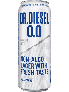 Пивной напиток Doctor Diesel Премиум лагер безалкогольный, 0.43л