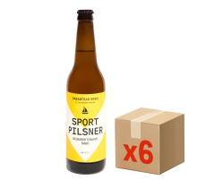Пиво Dreamteam Brew Sport Pilsner безалкогольное, 450мл x 6 шт