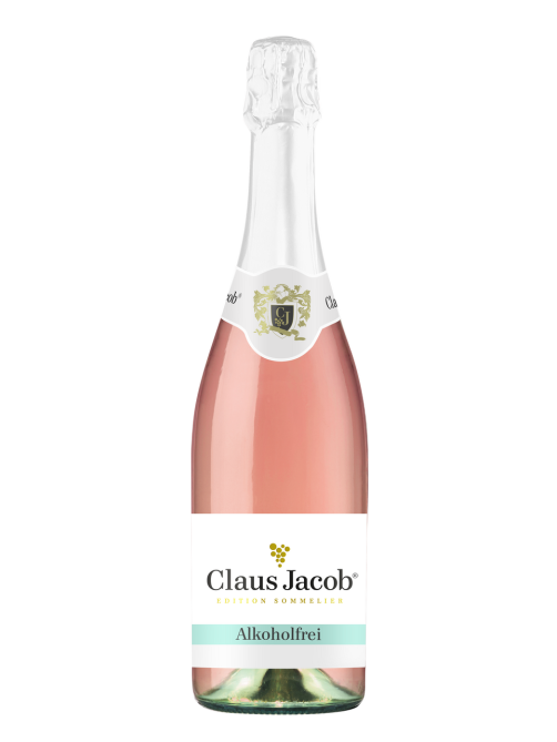 Вино игристое безалкогольное Claus Jacob розовое сладкое, 0.75л