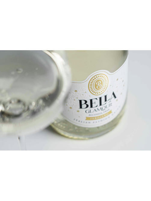 Напиток игристый безалкогольный Bella Glamour Zero белое сладкое, 0.75л
