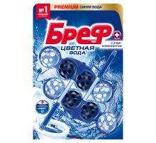 Туалетный блок Бреф Color Aktiv С хлор-компонентом, 50г х 2шт
