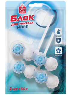 Fine Life Блок для унитаза Море, 50г х 2 шт
