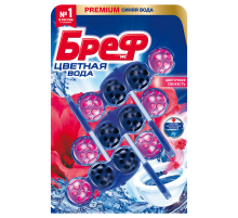 Туалетный блок Бреф Color Aktiv Цветочная свежесть, 50г х 3шт