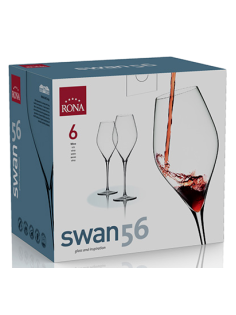 Набор бокалов для вина Rona Swan, 560мл x 6шт
