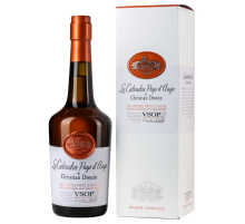 Кальвадос Christian Drouin Pays d'Auge VSOP, 0.7л