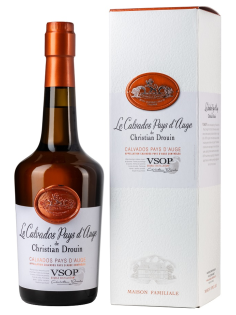 Кальвадос Christian Drouin Pays d'Auge VSOP, 0.7л