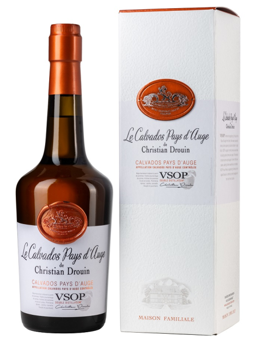 Кальвадос Christian Drouin Pays d'Auge VSOP, 0.7л