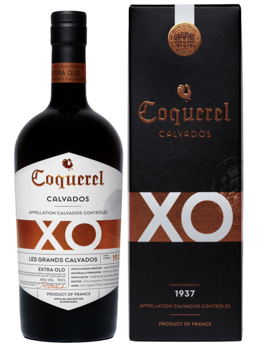 Кальвадос Coquerel XO в подарочной упаковке, 0.7л
