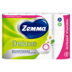 Туалетная бумага Zewa Deluxe Ромашка 3 слоя, 12 рулонов