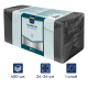 METRO PROFESSIONAL Салфетки бумажные черные 1 слой 24 x 24см, 400шт