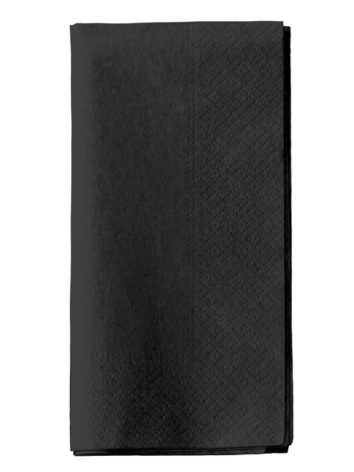 METRO PROFESSIONAL Салфетки бумажные 2 слоя черные 1/8 сложение 33 x 33см, 100шт