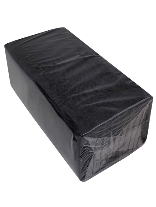 Салфетки бумажные Jasmin 1 слой черные 24 x 24см, 250шт