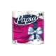 Туалетная бумага Papia 3 слоя, 4 рулона