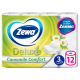 Туалетная бумага Zewa Deluxe Ромашка 3 слоя, 12 рулонов
