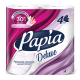 Туалетная бумага Papia Deluxe 4 слоя, 4 рулона
