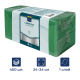 METRO PROFESSIONAL Салфетки бумажные зеленые 1 слой 24 x 24см, 400шт