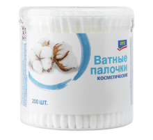aro Ватные палочки стакан, 200шт