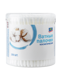 aro Ватные палочки стакан, 200шт