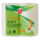 Fine Life Бумага туалетная Soft Classic ромашка белая 2 слоя 4 рулона