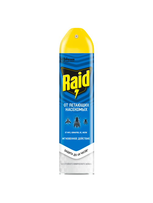 Аэрозоль инсектицидный Raid от летающих насекомых, 300мл
