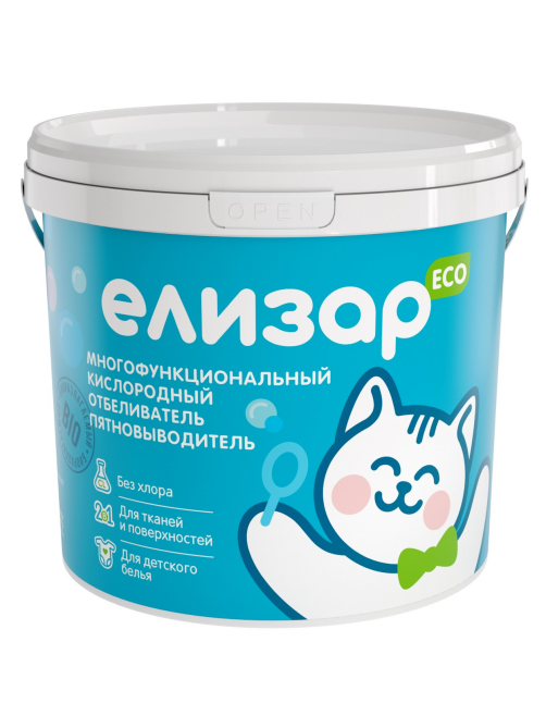 Отбеливатель-пятновыводитель Елизар многофункциональный кислородный, 1кг