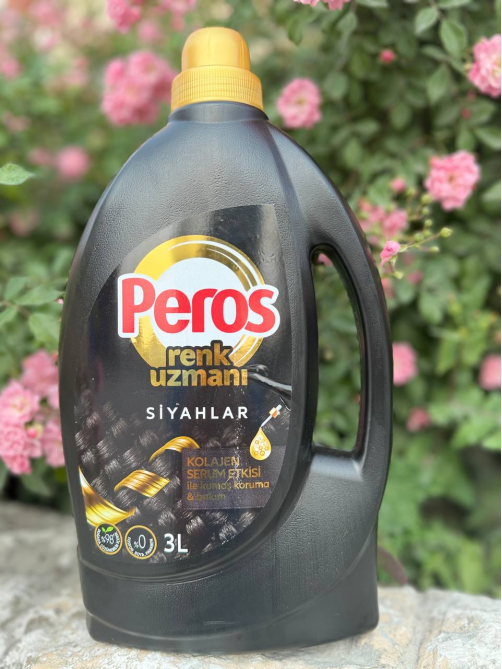 Гель для стирки Peros Color Expert Blacks, 3л