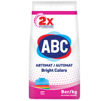 Стиральный порошок ABC Bright Colors для цветного белья, 9кг