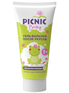 Гель-бальзам Picnic Baby после укусов насекомых с ромашкой для детей от 1 года, 30мл