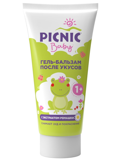 Гель-бальзам Picnic Baby после укусов насекомых с ромашкой для детей от 1 года, 30мл