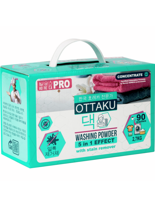 Стиральный порошок Ottaku Effect 5в1 с пятновыводителем, 2.7кг