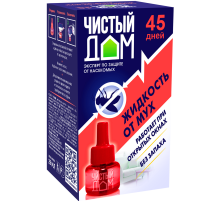 Жидкость Чистый Дом Защита от мух 45 дней, 56мл