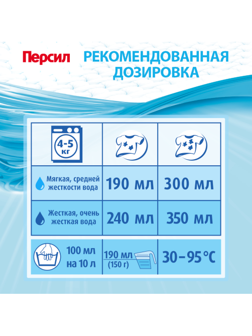 Стиральный порошок Персил Сенситив для чувствительной кожи 20 стирок, 3кг