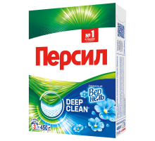 Стиральный порошок Персил Свежесть от Вернель для белого белья 3 стирки, 450г