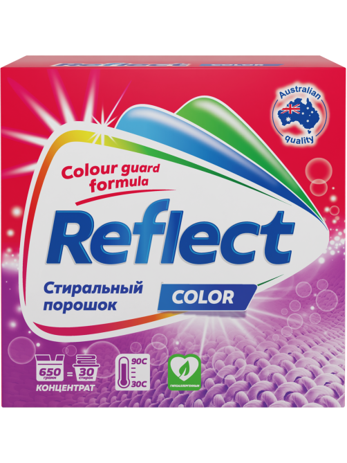 Стиральный порошок Reflect Colour для цветных вещей концентрированный, 650г