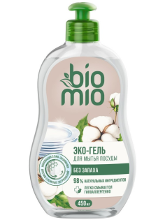 Средство для мытья посуды BioMio Bio-Care Без запаха, 450мл