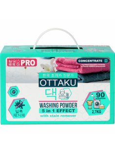 Стиральный порошок Ottaku Effect 5в1 с пятновыводителем, 2.7кг