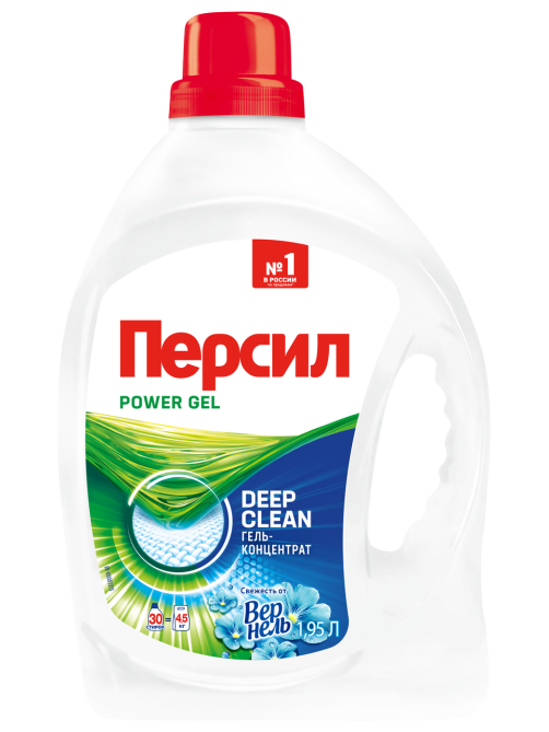 Гель для стирки Персил Свежесть от Вернель 30 стирок, 1.95л