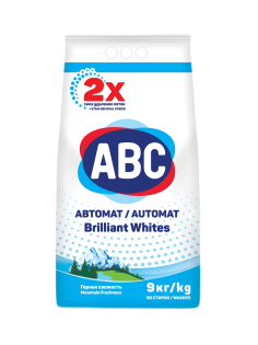 Стиральный порошок ABC Горная свежесть, 9кг